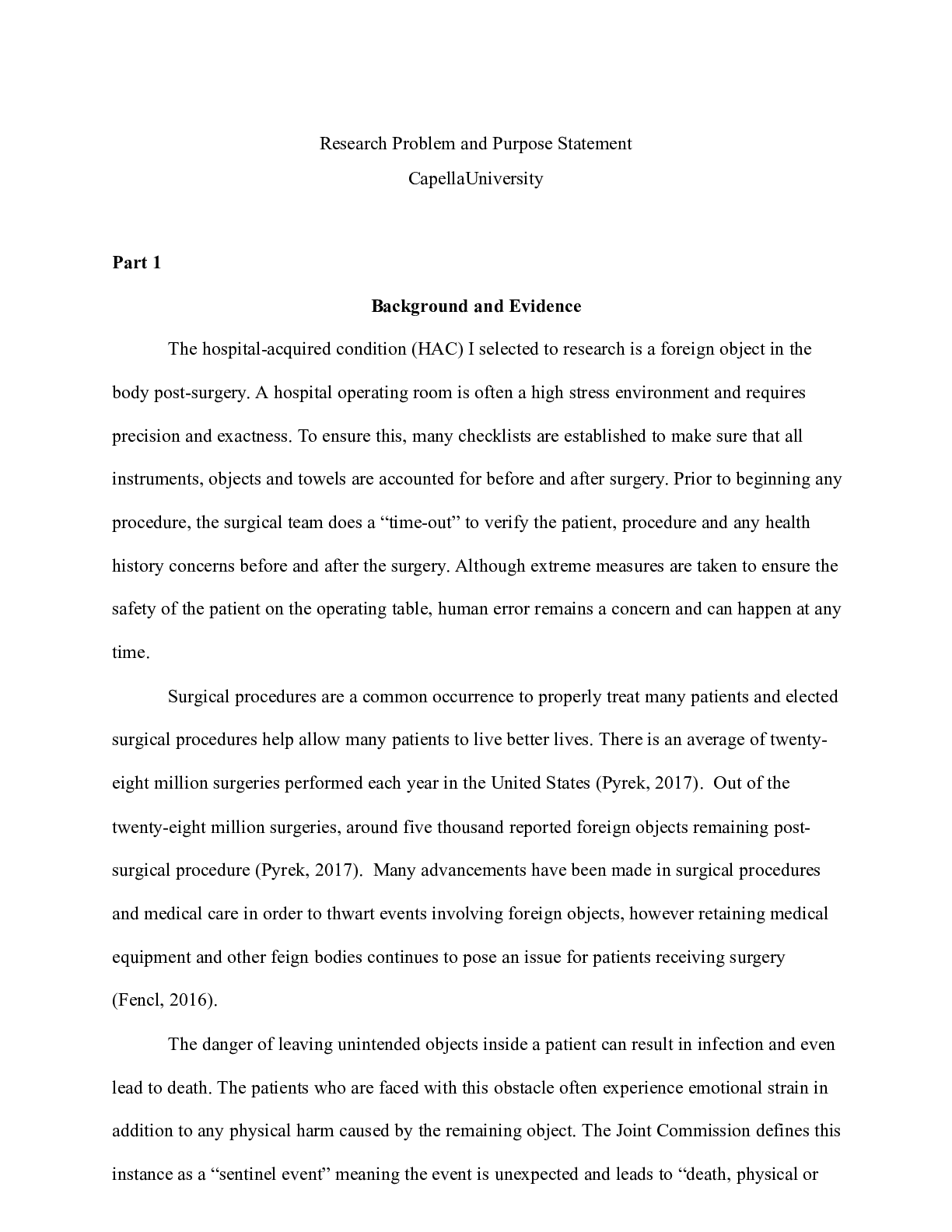 Preview image of Research Problem and Purpose Statement.docx    Research Problem and Purpose Statement  Cap document